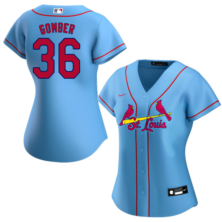 Nike Women #36 Austin Gomber St.Louis Cardinals Baseball Jerseys Sale-Blue